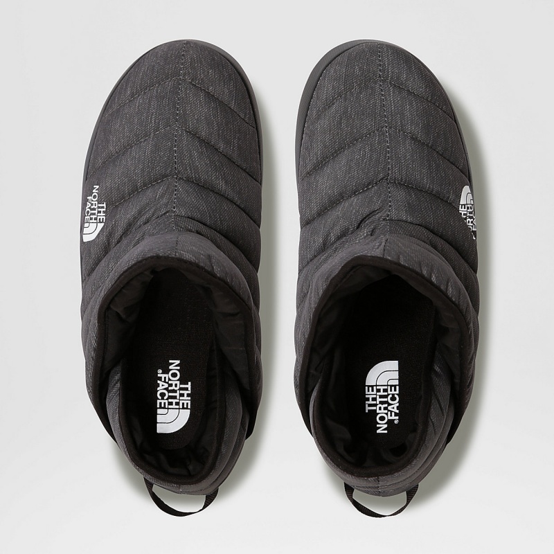 The North Face ThermoBall™ Traction Winter Booties Phantom Grey Heather Print/Tnf Black
 | XNWFUC-853