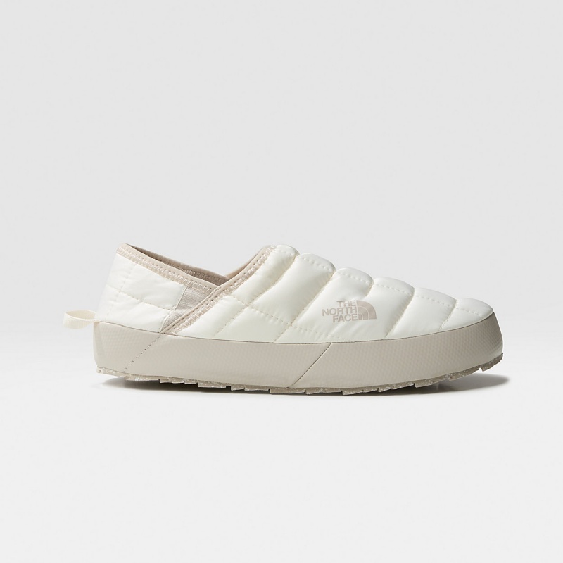 The North Face ThermoBall™ V Traction Winter Mules Gardenia White/Silver Grey | TANPSW-612