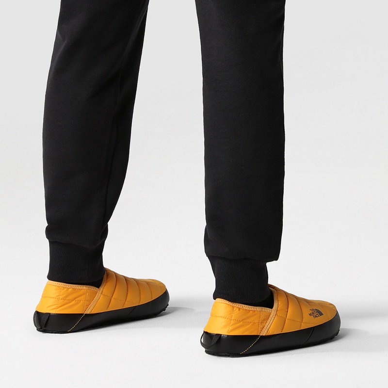 The North Face ThermoBall™ V Traction Winter Mules Summit Gold - Tnf Black | UXFCIO-241