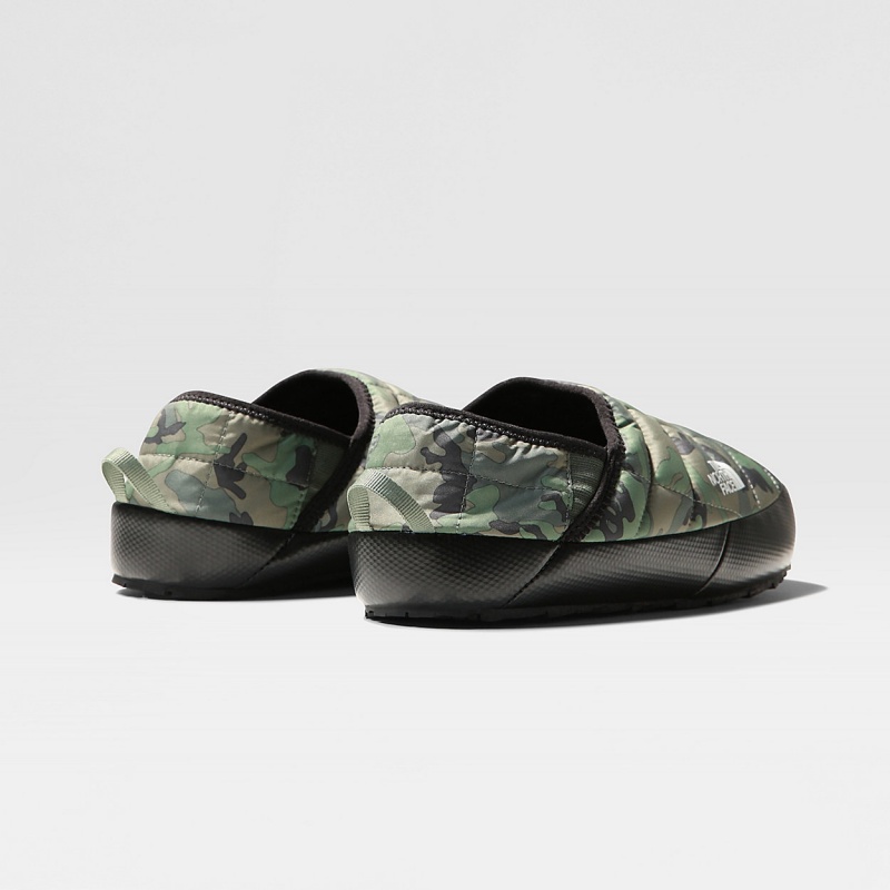 The North Face ThermoBall™ V Traction Winter Mules Thyme Brushwood Camo Print/Thyme | PTMYDX-983