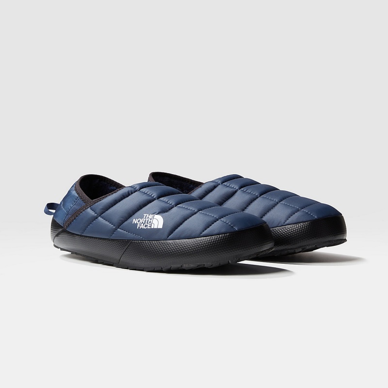 The North Face ThermoBall™ V Traction Winter Mules Summit Navy - Tnf White | IDOJFW-678