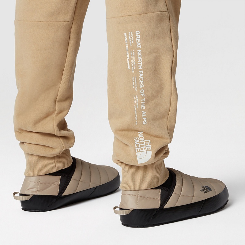 The North Face ThermoBall™ V Traction Winter Mules Hawthorne Khaki/Tnf Black | KVERXM-102