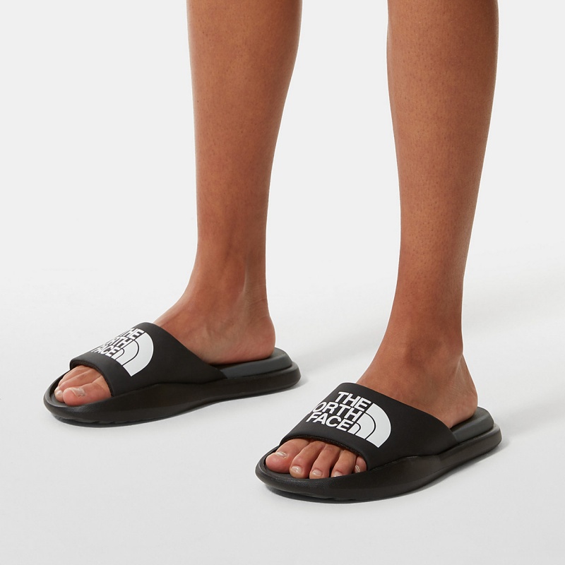 The North Face Triarch Slides Tnf Black - Tnf White | JFSHQK-396