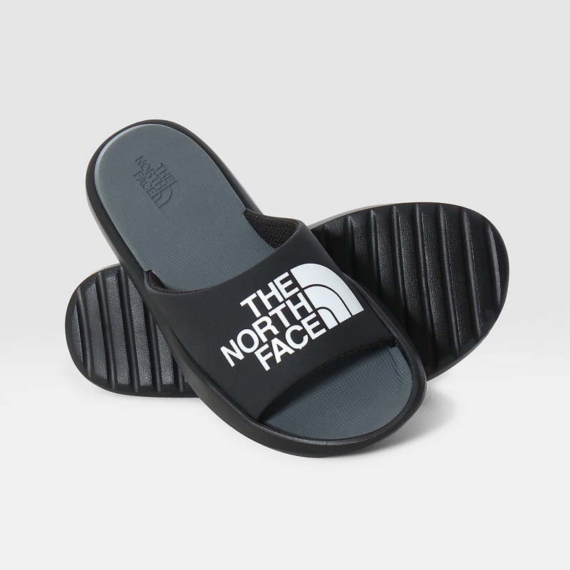 The North Face Triarch Slides Tnf Black - Tnf White | JFSHQK-396