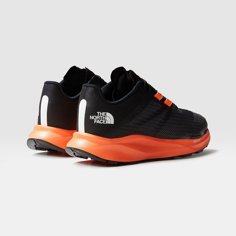 The North Face VECTIV™ Eminus Trail Running Shoes Asphalt Grey/Power Orange | JAWUQG-179