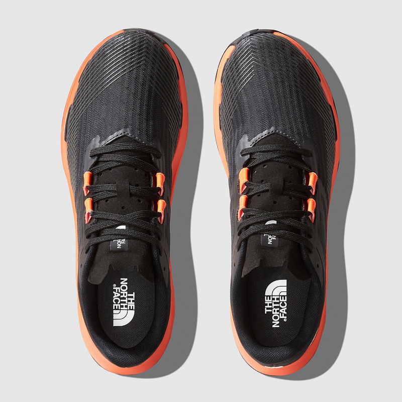 The North Face VECTIV™ Eminus Trail Running Shoes Asphalt Grey/Power Orange | JAWUQG-179