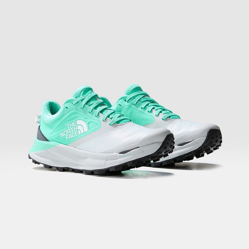 The North Face VECTIV™ Enduris III FUTURELIGHT™ Trail Running Shoes Tin Grey/Vivid Seafoam | EWHZUS-356