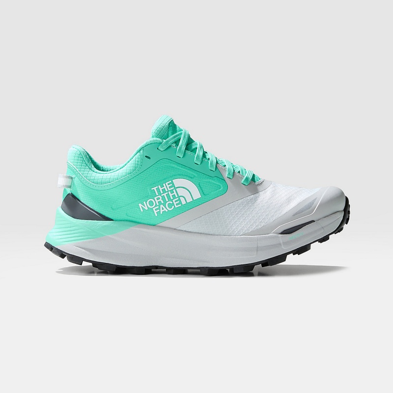 The North Face VECTIV™ Enduris III FUTURELIGHT™ Trail Running Shoes Tin Grey/Vivid Seafoam | EWHZUS-356