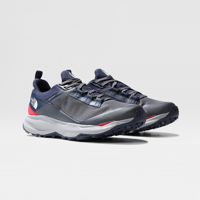 The North Face VECTIV™ Exploris II Hiking Shoes Vanadis Grey/Summit Navy | AEHSFM-752