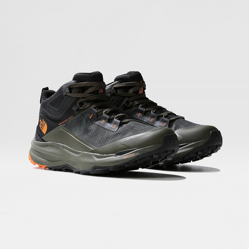 The North Face VECTIV™ Exploris II Hiking Boots New Taupe Green Exploris Camo Print/Tnf Black | SATIHD-108