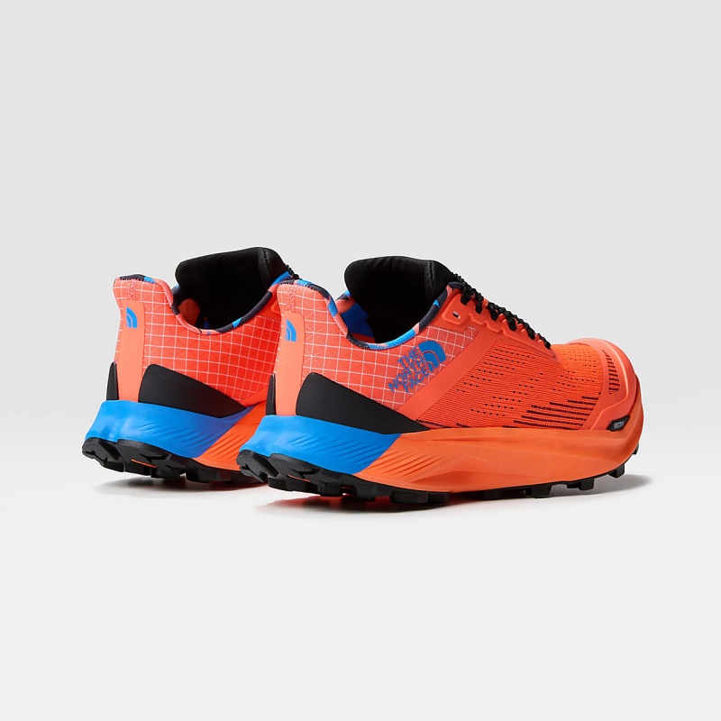 The North Face VECTIV™ Infinite II Artist Trail Running Shoes Solar Coral/Optic Blue | RMAEVJ-346