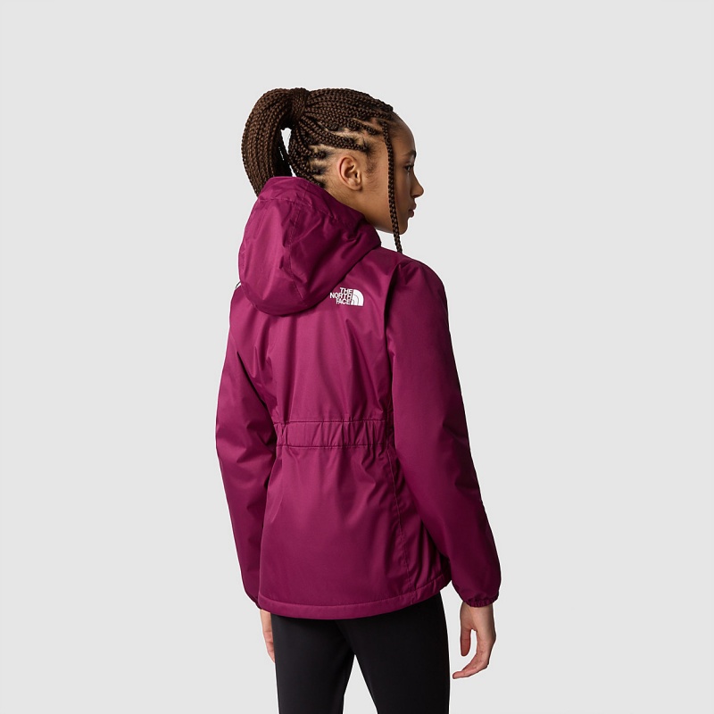 The North Face Warm Storm Rain Jacket Boysenberry | XAQHFC-379