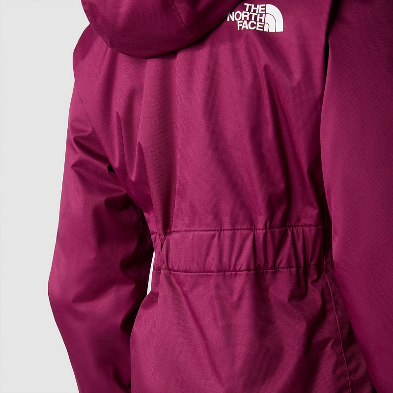 The North Face Warm Storm Rain Jacket Boysenberry | XAQHFC-379