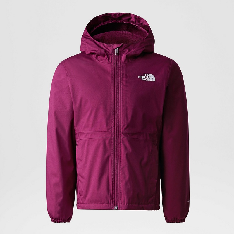 The North Face Warm Storm Rain Jacket Boysenberry | XAQHFC-379