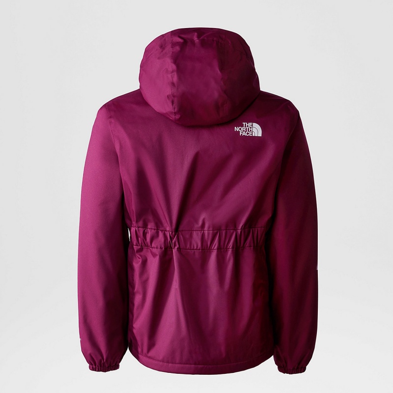 The North Face Warm Storm Rain Jacket Boysenberry | XAQHFC-379