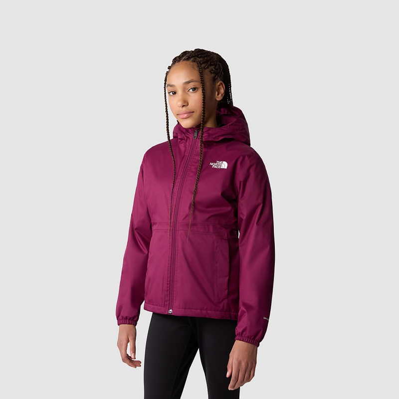 The North Face Warm Storm Rain Jacket Boysenberry | XAQHFC-379