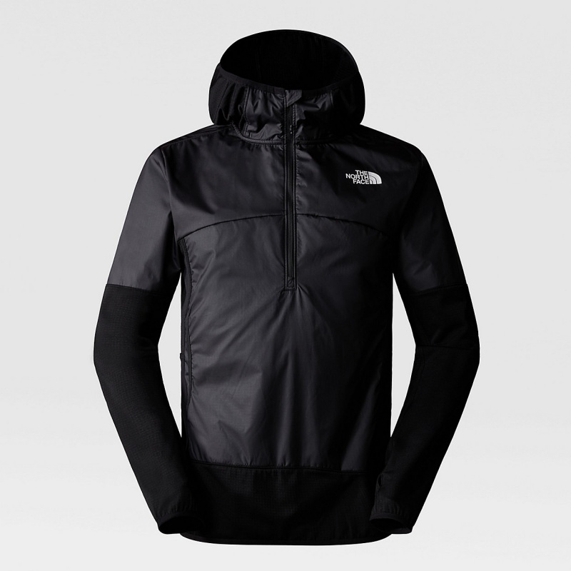 The North Face Winter Warm Pro 1/4 Zip Hooded Jacket Tnf Black | CRGIVK-167