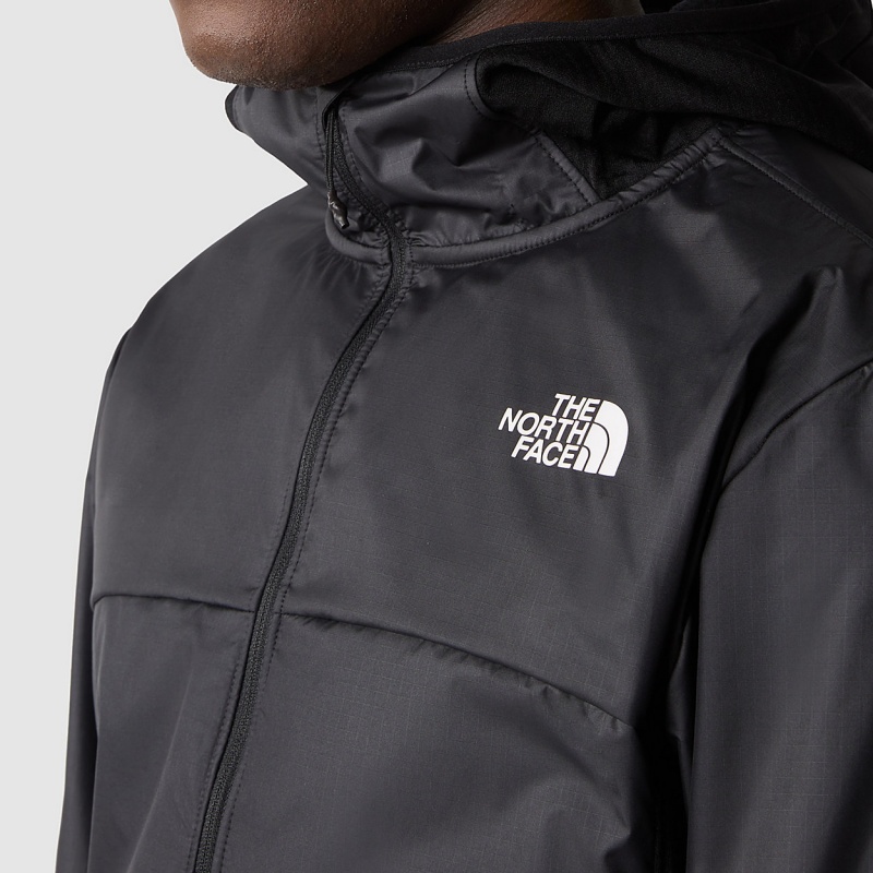 The North Face Winter Warm Pro 1/4 Zip Hooded Jacket Tnf Black | CRGIVK-167