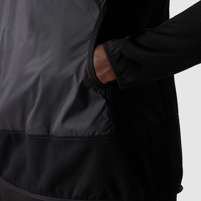 The North Face Winter Warm Pro 1/4 Zip Hooded Jacket Tnf Black | CRGIVK-167