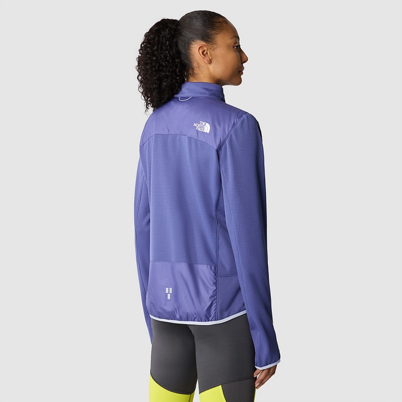 The North Face Winter Warm Pro Full-Zip Jacket Cave Blue - Dusty Periwinkle | SWCYDQ-152