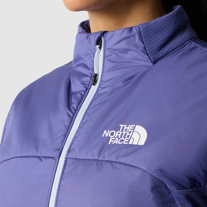 The North Face Winter Warm Pro Full-Zip Jacket Cave Blue - Dusty Periwinkle | SWCYDQ-152