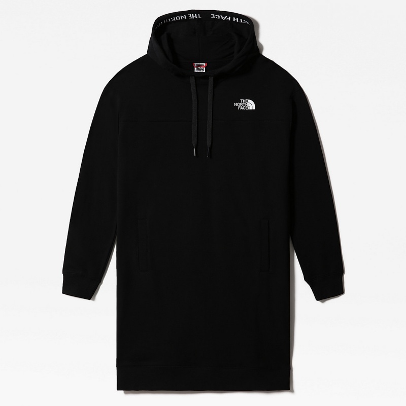 The North Face Zumu Hooded Dress Tnf Black | VHFIJE-259