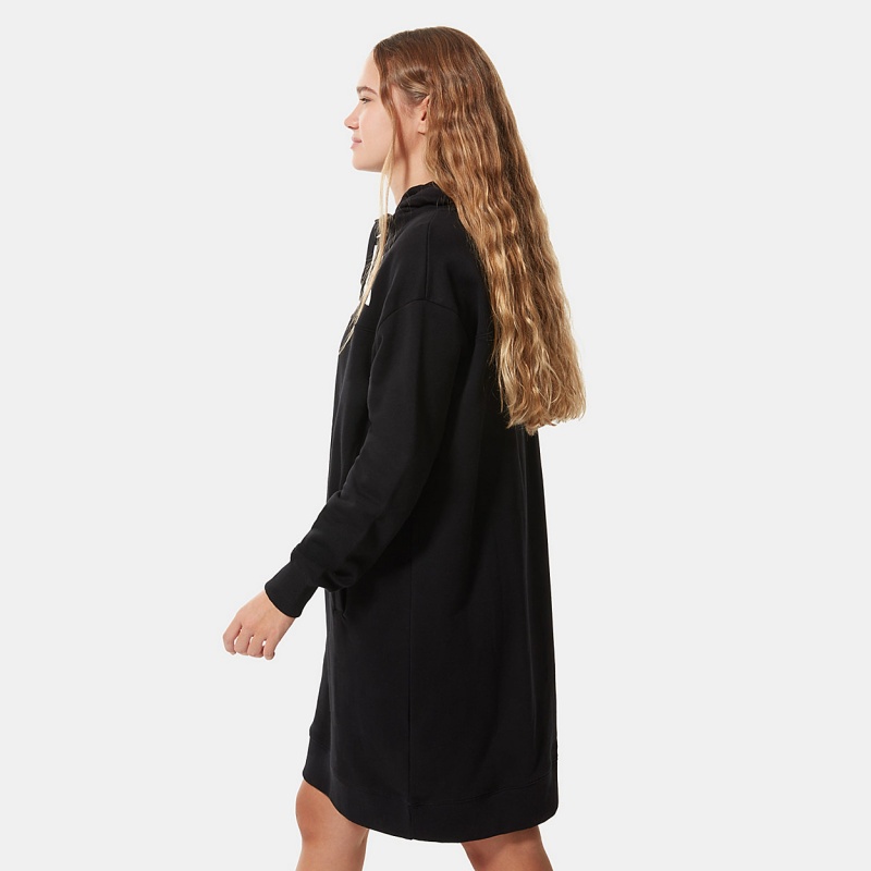 The North Face Zumu Hooded Dress Tnf Black | VHFIJE-259