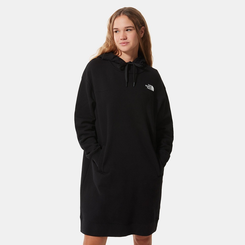 The North Face Zumu Hooded Dress Tnf Black | VHFIJE-259